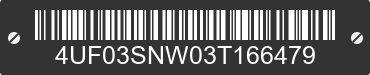 2003 ARCTIC CAT Arctic Cat 4UF03SNW03T166479 VIN decoded