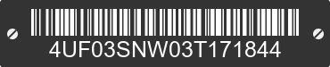 2003 ARCTIC CAT Arctic Cat 4UF03SNW03T171844 VIN decoded