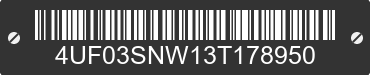 2003 ARCTIC CAT Arctic Cat 4UF03SNW13T178950 VIN decoded
