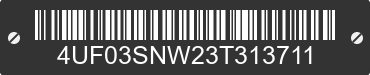 2003 ARCTIC CAT Arctic Cat 4UF03SNW23T313711 VIN decoded