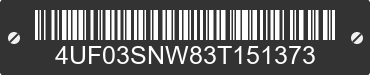 2003 ARCTIC CAT Arctic Cat 4UF03SNW83T151373 VIN decoded