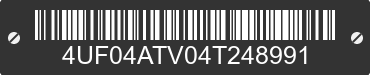 2004 ARCTIC CAT Arctic Cat 4UF04ATV04T248991 VIN decoded
