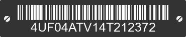 2004 ARCTIC CAT Arctic Cat 4UF04ATV14T212372 VIN decoded