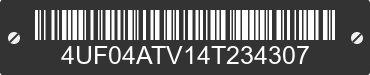 2004 ARCTIC CAT Arctic Cat 4UF04ATV14T234307 VIN decoded