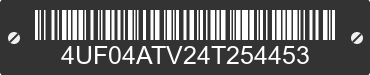 2004 ARCTIC CAT Arctic Cat 4UF04ATV24T254453 VIN decoded