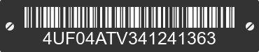 2004 ARCTIC CAT Arctic Cat 4UF04ATV341241363 VIN decoded