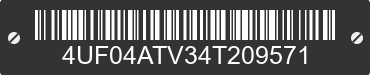 2004 ARCTIC CAT Arctic Cat 4UF04ATV34T209571 VIN decoded