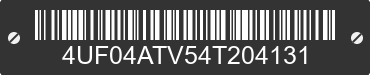 2004 ARCTIC CAT Arctic Cat 4UF04ATV54T204131 VIN decoded