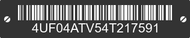 2004 ARCTIC CAT Arctic Cat 4UF04ATV54T217591 VIN decoded