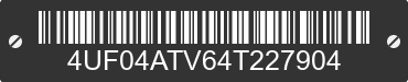 2004 ARCTIC CAT Arctic Cat 4UF04ATV64T227904 VIN decoded