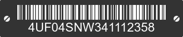 2004 ARCTIC CAT Arctic Cat 4UF04SNW341112358 VIN decoded