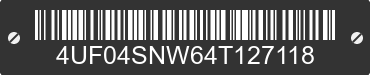 2004 ARCTIC CAT Arctic Cat 4UF04SNW64T127118 VIN decoded