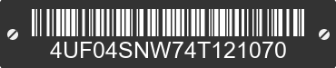 2004 ARCTIC CAT Arctic Cat 4UF04SNW74T121070 VIN decoded