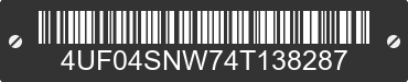 2004 ARCTIC CAT Arctic Cat 4UF04SNW74T138287 VIN decoded