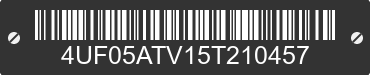 2005 ARCTIC CAT Arctic Cat 4UF05ATV15T210457 VIN decoded