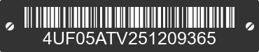 2005 ARCTIC CAT Arctic Cat 4UF05ATV251209365 VIN decoded