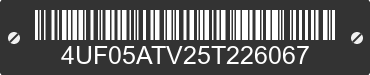 2005 ARCTIC CAT Arctic Cat 4UF05ATV25T226067 VIN decoded