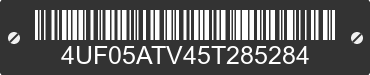 2005 ARCTIC CAT Arctic Cat 4UF05ATV45T285284 VIN decoded