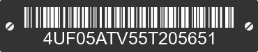 2005 ARCTIC CAT Arctic Cat 4UF05ATV55T205651 VIN decoded