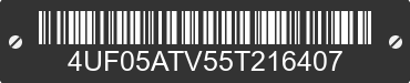 2005 ARCTIC CAT Arctic Cat 4UF05ATV55T216407 VIN decoded