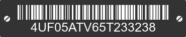 2005 ARCTIC CAT Arctic Cat 4UF05ATV65T233238 VIN decoded