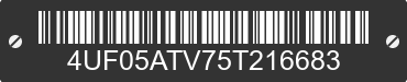 2005 ARCTIC CAT Arctic Cat 4UF05ATV75T216683 VIN decoded