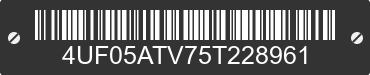 2005 ARCTIC CAT Arctic Cat 4UF05ATV75T228961 VIN decoded