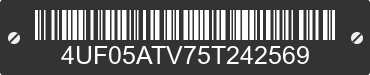2005 ARCTIC CAT Arctic Cat 4UF05ATV75T242569 VIN decoded