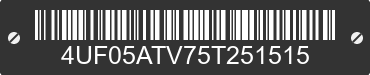2005 ARCTIC CAT Arctic Cat 4UF05ATV75T251515 VIN decoded