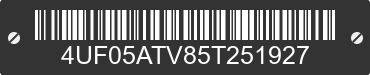 2005 ARCTIC CAT Arctic Cat 4UF05ATV85T251927 VIN decoded