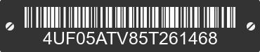 2005 ARCTIC CAT Arctic Cat 4UF05ATV85T261468 VIN decoded