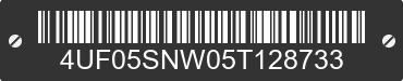 2005 ARCTIC CAT Arctic Cat 4UF05SNW05T128733 VIN decoded
