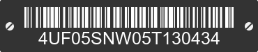 2005 ARCTIC CAT Arctic Cat 4UF05SNW05T130434 VIN decoded