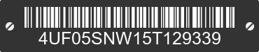 2005 ARCTIC CAT Arctic Cat 4UF05SNW15T129339 VIN decoded