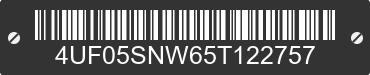 2005 ARCTIC CAT Arctic Cat 4UF05SNW65T122757 VIN decoded