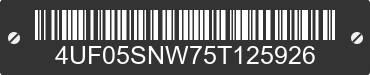 2005 ARCTIC CAT Arctic Cat 4UF05SNW75T125926 VIN decoded