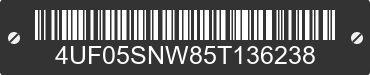 2005 ARCTIC CAT Arctic Cat 4UF05SNW85T136238 VIN decoded