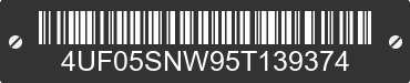 2005 ARCTIC CAT Arctic Cat 4UF05SNW95T139374 VIN decoded