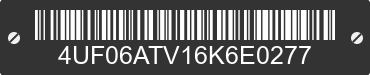 2006 ARCTIC CAT Arctic Cat 4UF06ATV16K6E0277 VIN decoded