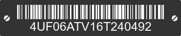2006 ARCTIC CAT Arctic Cat 4UF06ATV16T240492 VIN decoded