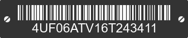 2006 ARCTIC CAT Arctic Cat 4UF06ATV16T243411 VIN decoded