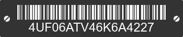2006 ARCTIC CAT Arctic Cat 4UF06ATV46K6A4227 VIN decoded