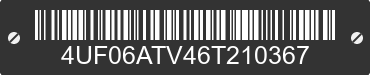 2006 ARCTIC CAT Arctic Cat 4UF06ATV46T210367 VIN decoded