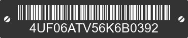 2006 ARCTIC CAT Arctic Cat 4UF06ATV56K6B0392 VIN decoded