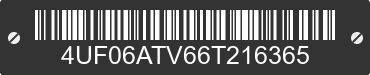 2006 ARCTIC CAT Arctic Cat 4UF06ATV66T216365 VIN decoded