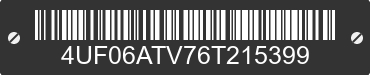 2006 ARCTIC CAT Arctic Cat 4UF06ATV76T215399 VIN decoded