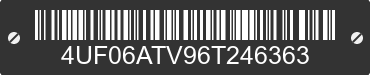 2006 ARCTIC CAT Arctic Cat 4UF06ATV96T246363 VIN decoded
