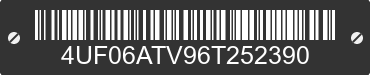 2006 ARCTIC CAT Arctic Cat 4UF06ATV96T252390 VIN decoded