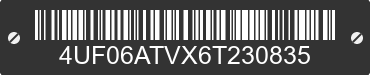 2006 ARCTIC CAT Arctic Cat 4UF06ATVX6T230835 VIN decoded