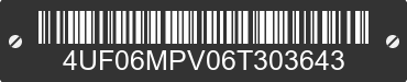 2006 ARCTIC CAT Arctic Cat 4UF06MPV06T303643 VIN decoded